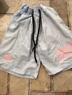 APPLE GANG バスケットボールパンツ ライトブルー