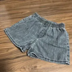 H&M グレー デニム ハーフパンツ サイズ120