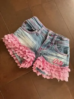 DAT ピンクレースのショーパン　短パン　チビギャルちゃん♡