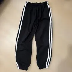 ブラックストライプパンツ