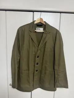 MHL, オリーブ カバーオール M