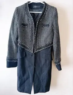 ノーカラージャケット Mサイズ コート