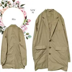 【イッカ】ikka新品未使用アウタージャケット前ボタンポケット【М】薄手ベージュのサムネイル