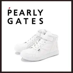 ○★新品 未使用 パーリーゲイツ ミドルカット ゴルフシューズ ホワイト25.5 2025年最新】PEARLY GATES ゴルフ シューズ(男性用)の人気