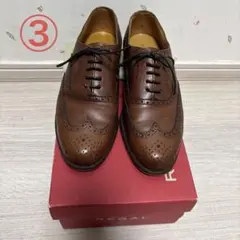 REGAL ブラウンウィングチップシューズ