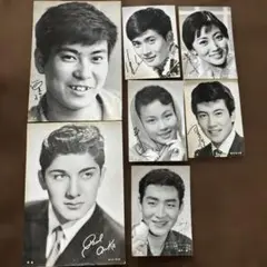 明星ブロマイド　昭和スター7枚
