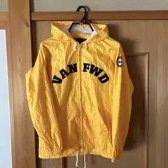 VAN JAC イエロー フード付きジャケット　ナイロン