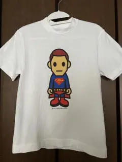 未使用　アベイシングエイプ スーパーマン　カモ　レッド　カットソー A BATHING APE 'BAPE CAMO'サーマルカットソー ワッフル ア