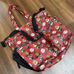 HYSTERIC MINI マザーズバッグ トートバッグ　レッド 総柄