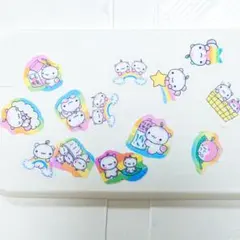 平成レトロ フレークシール うさぎの天然水 ラスト4枚です - メルカリ