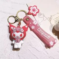 Kuromi キーホルダー ピンク 11cm