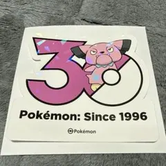 【韓国限定】　ポケモン　30周年ステッカー　ブルー　シール