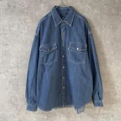 90s Levi's SILVER TAB デニムシャツ タテ落ち　専用ボタンM