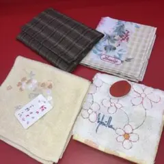 《新品未使用》シビラ＆宇野千代他❤️ハンカチ＆ティッシュケースセット