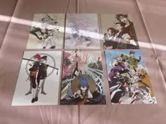 刀剣乱舞 2016年 卓上スクールカレンダー ポストカード 6枚セット