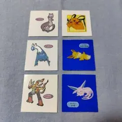 ポケットモンスター デコキャラシール・６枚セット