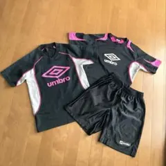 UMBRO サッカーシャツ　2枚セット lotto サッカーパンツ　1枚　150