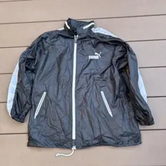 PUMA ブラック ウィンドブレーカー