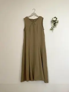 着物リメイク　ノースリーブワンピース