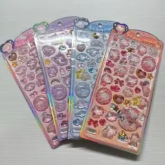 【4個】うるちゅるポップシール