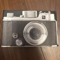 カメラ型小物入れ シルバー