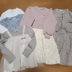 branshes まとめ売り 120cm 長袖 トップス ワンピース