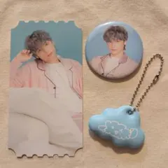 TXT Cafe ヒュニンカイ 予約特典 缶バッジ キーホルダー