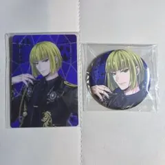 ツイステ ブレイジングジュエル ルーク・ハント オーロラカード 缶バッジ