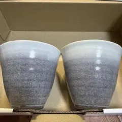 湯呑み 2個セット 陶器 夫婦湯呑み