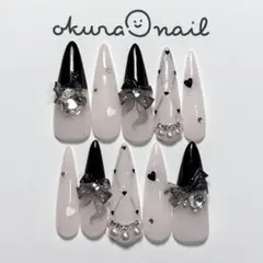 ネイルチップ♡スナ系 オタク ワンホン 量産型 ちゅるん ガーリー 推し