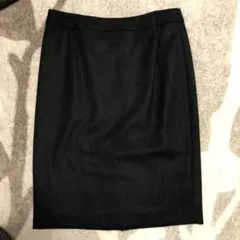 冬物タイトスカート 黒のサムネイル