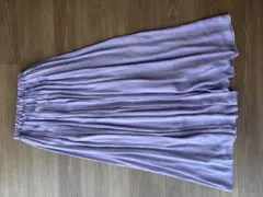DouDou ロングスカート ラベンダーのサムネイル