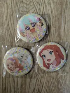 アイカツスターズ チーズソフトクッキー 缶バッジ 香澄真昼