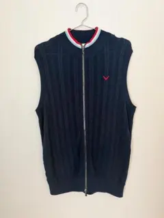 Callaway ニットベスト ジッパー付き　美品
