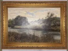 【油彩画】バーナード・ウィン 『Paso Robles Farmhouse』 油彩画】バーナード・ウィン 『Paso Robles Farmhouse』 - メルカリ