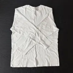 【綿100%】GU ジーユー ロングスリーブTシャツ ホワイト ロンT 定番