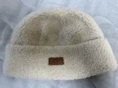UGG クリーム色 ニット帽 M