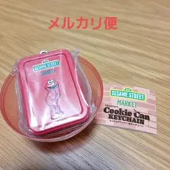☆セサミストリートマーケット☆限定ガチャガチャ☆クッキー缶キーチェーン☆エルモ☆