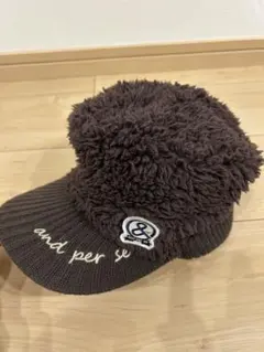 アンパスィ　and per se ニット帽　ゴルフ