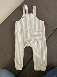 美品 ストライプ柄 プレイウエア 90cm