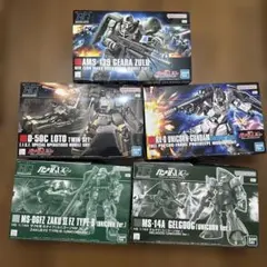HG 1/144 ガズR/L リゲルグ ズサ ZZシリーズ セット - メルカリ