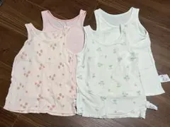 UNIQLO コットンメッシュタンクトップ 4枚　100cm