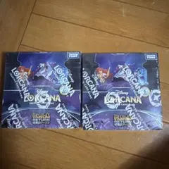 ディズニー ロルカナ 逆襲のアースラ 2BOX 新品未開封 シュリンク付