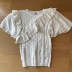 axes femme ニットTシャツ