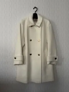 JUSGLITTY ピーコート　ホワイト