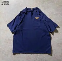 Disneyティガー半袖Tシャツ古着フェードネイビー刺繍XXL当時物unisex