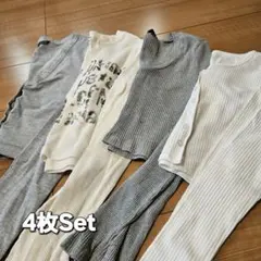 ✨美品✨レディースカットソー ※4点Set※　クロップド丈 Mサイズ　まとめ売り