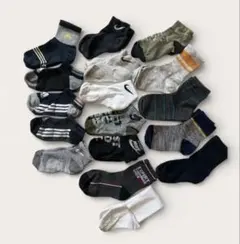 NIKE アディダス　男の子　靴下　ソックス　まとめ売り　17-21cm