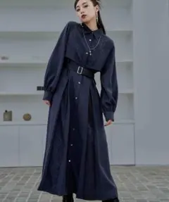 riu Rちゃん シフォン レイヤードトレンチコート - メルカリ