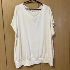 オーバーサイズ ホワイト Tシャツ 半袖 6L